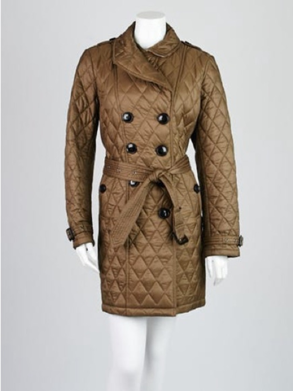 BURBERRY
Brit Khaki Quilted Nylon Trench